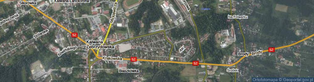 Zdjęcie satelitarne Króla Jana III Sobieskiego ul.